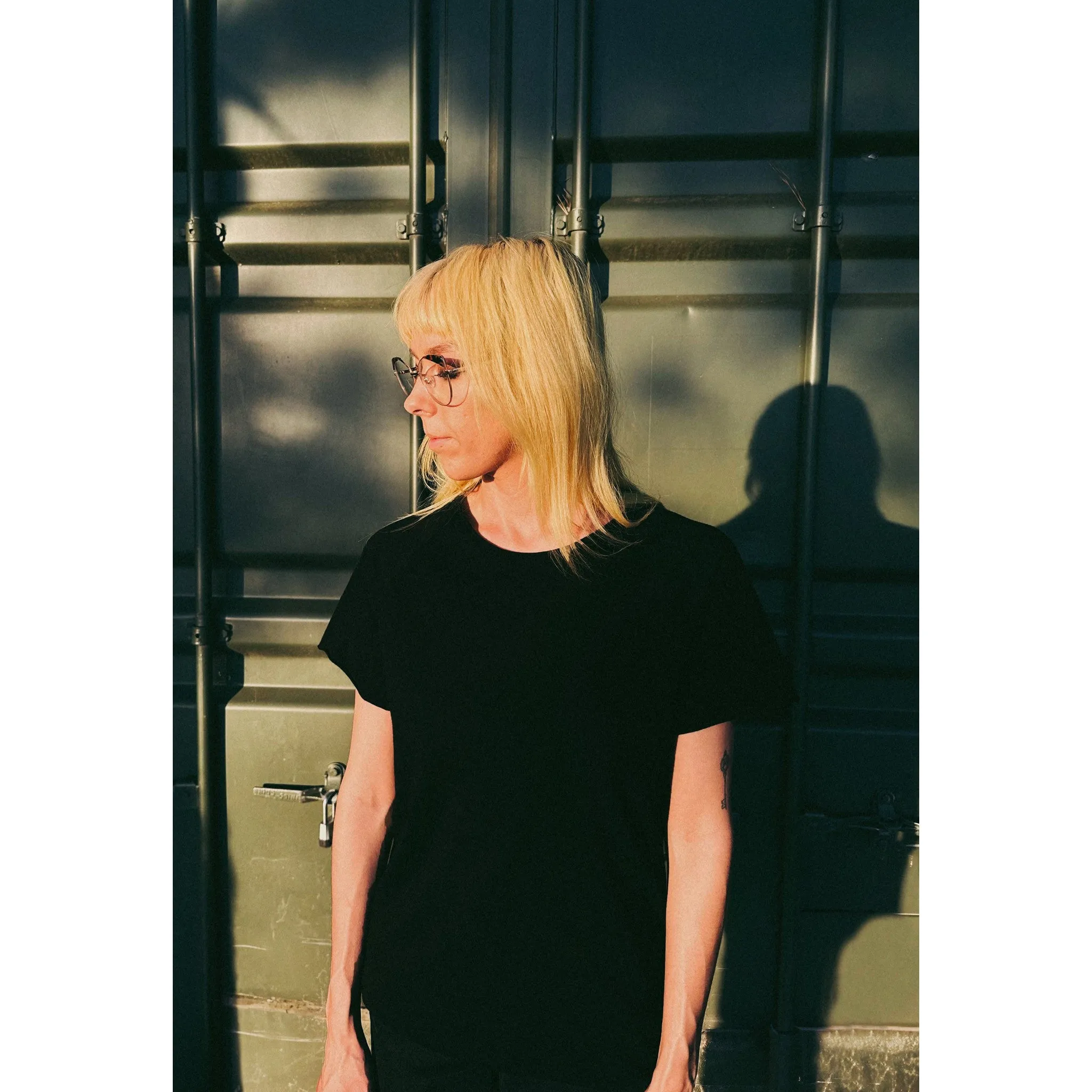 Black Raw Neck