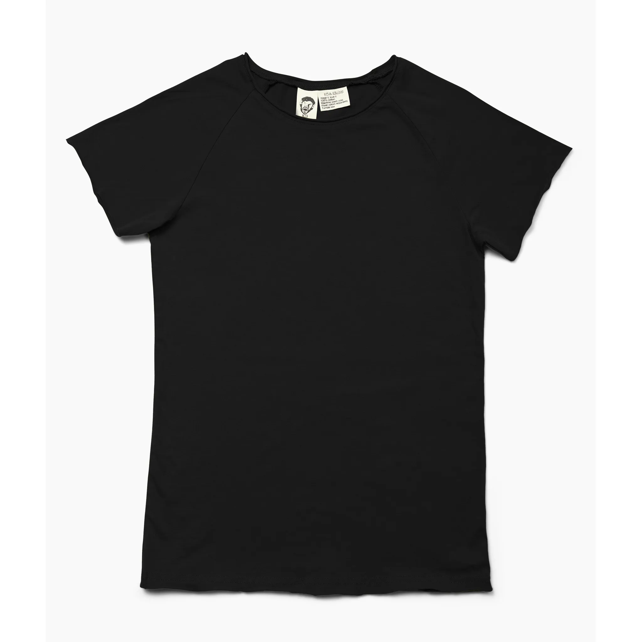 Black Raw Neck