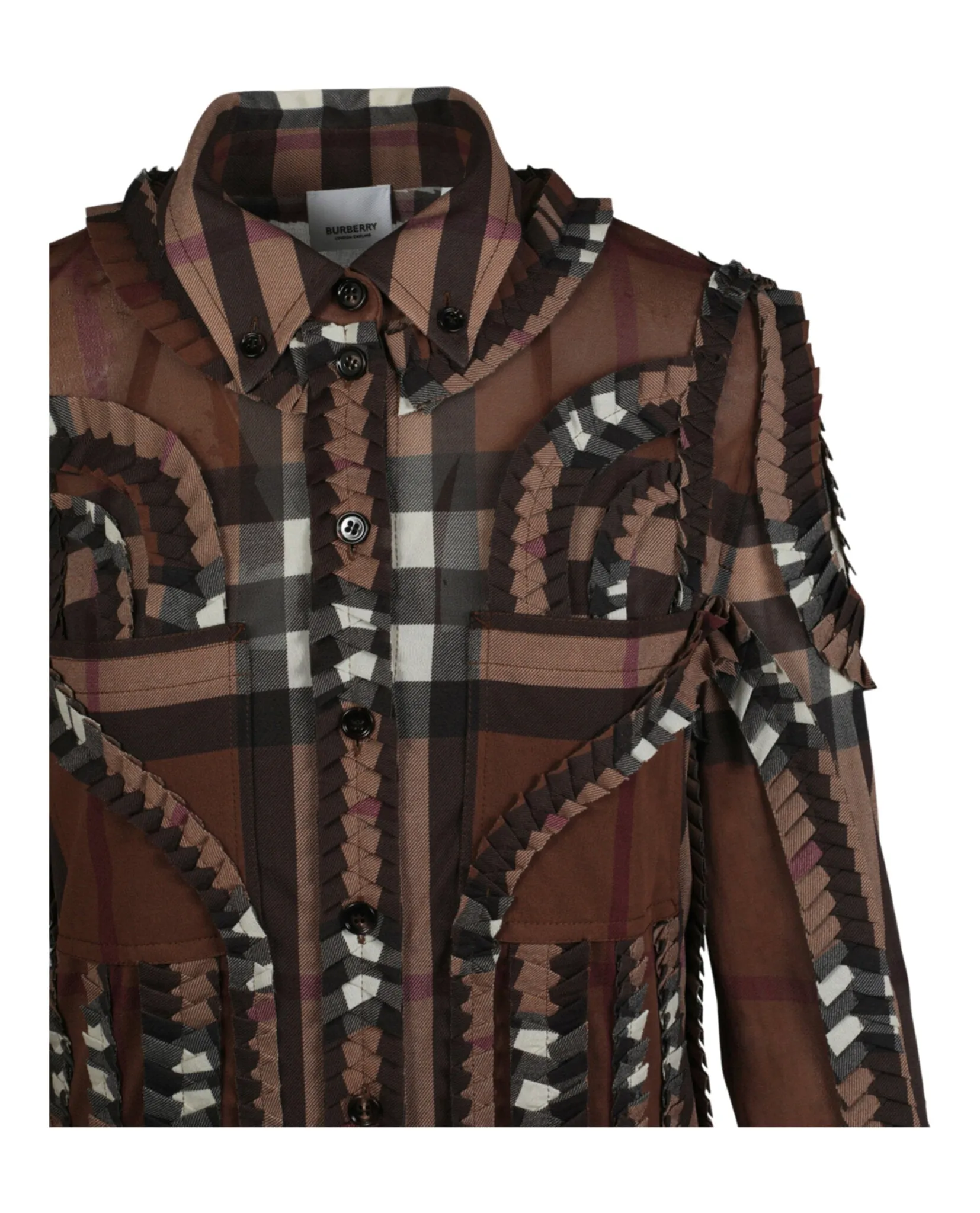 Burberry Womens Pleated Button-down Shirt Dress