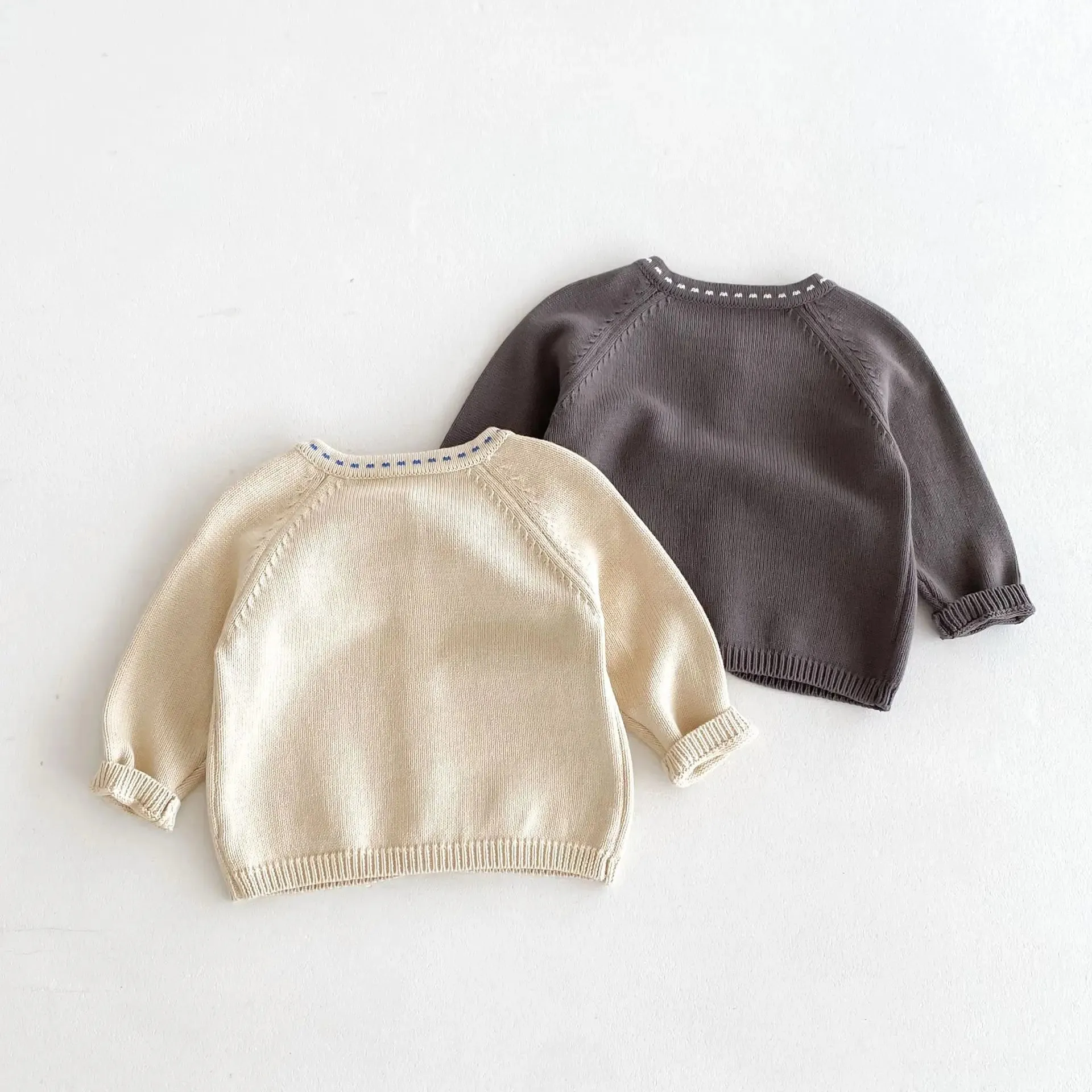 Children's Button-Down Solid Cardigan