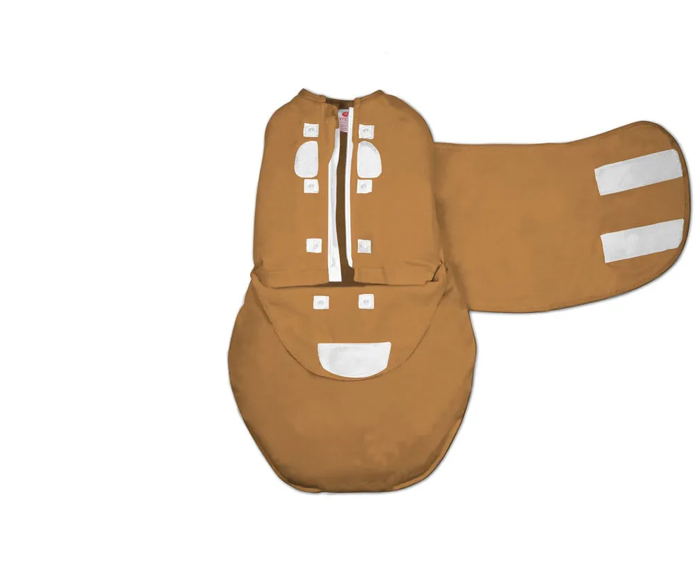 Embe - Baby Swaddle 2-Way Starter Swaddle - Burnt Orange