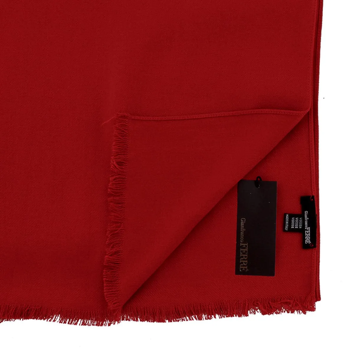 Gianfranco Ferre Bright Red Pashmina Scarf