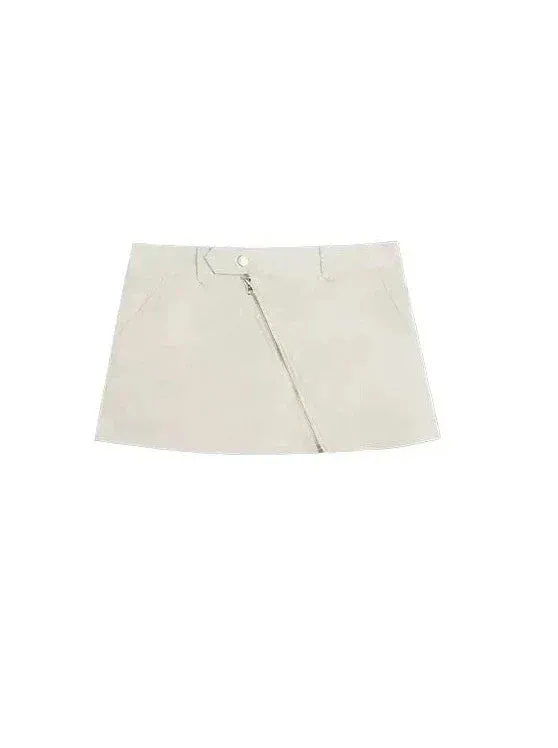 Jacket Skirt Waist White Low Mode