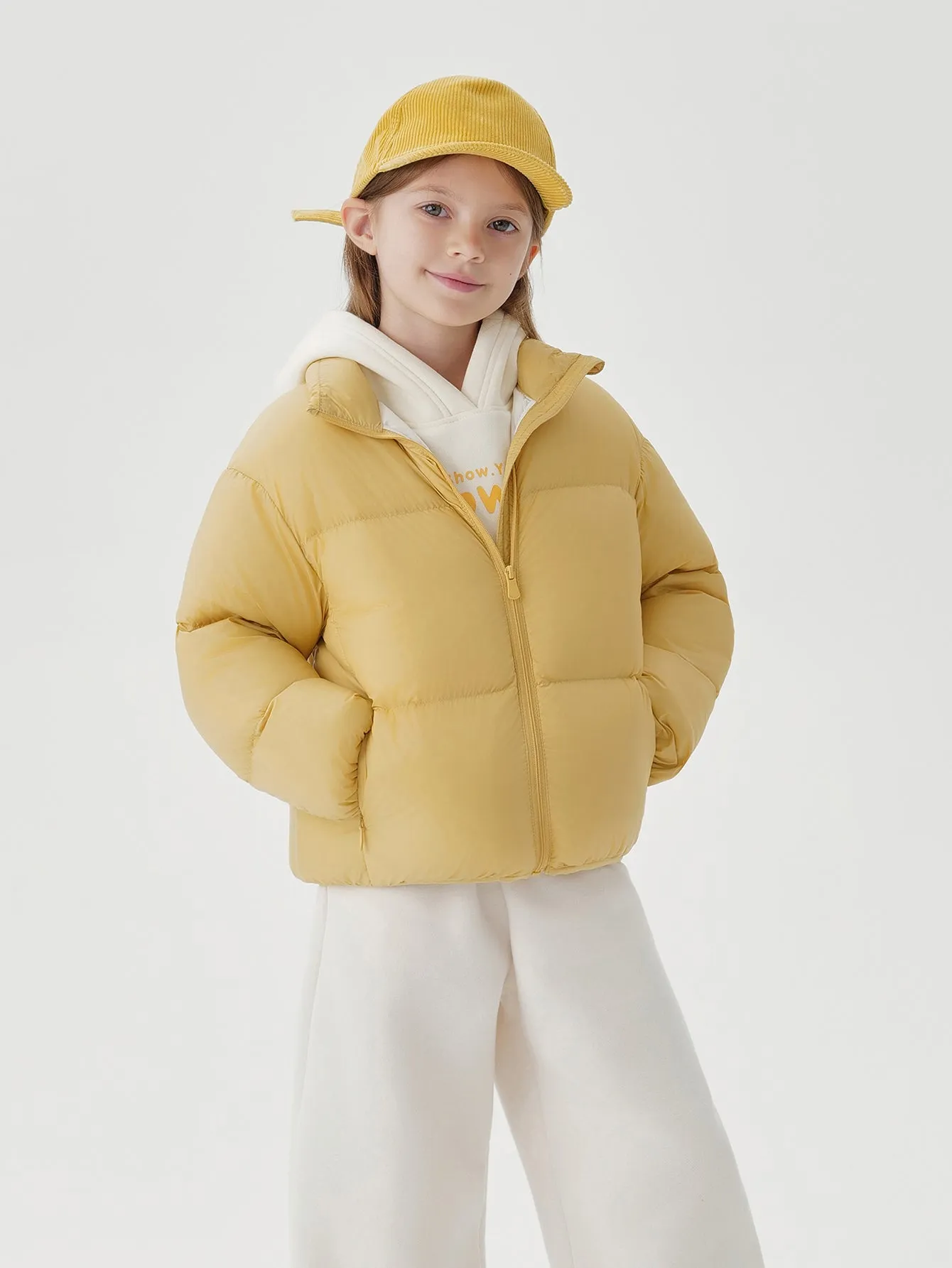 MARC & JANIE Boys Girls Ultralight Stand-up Collar Down Jacket 231191
