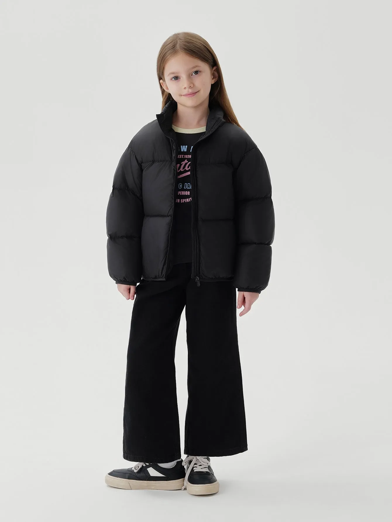 MARC & JANIE Boys Girls Ultralight Stand-up Collar Down Jacket 231191