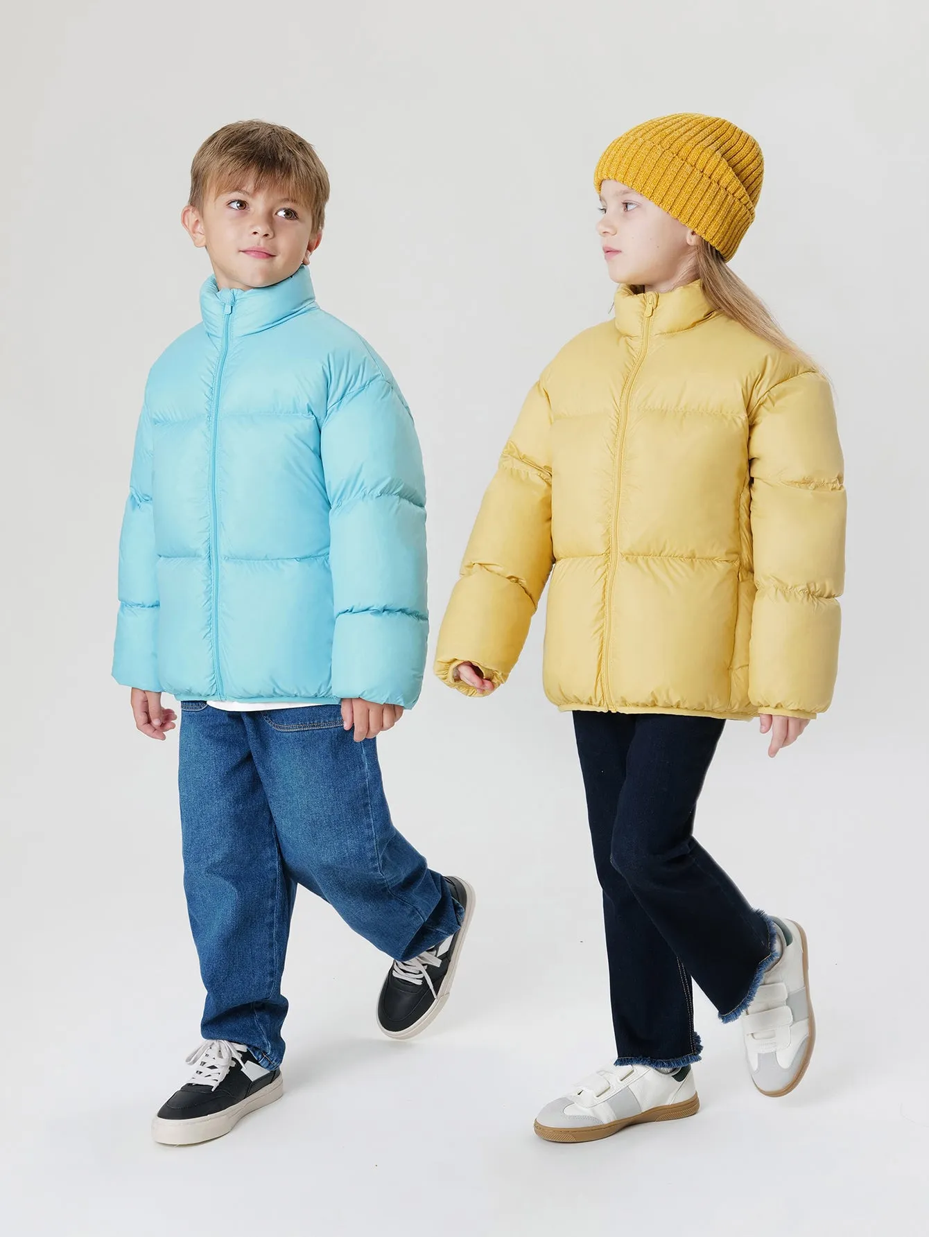 MARC & JANIE Boys Girls Ultralight Stand-up Collar Down Jacket 231191