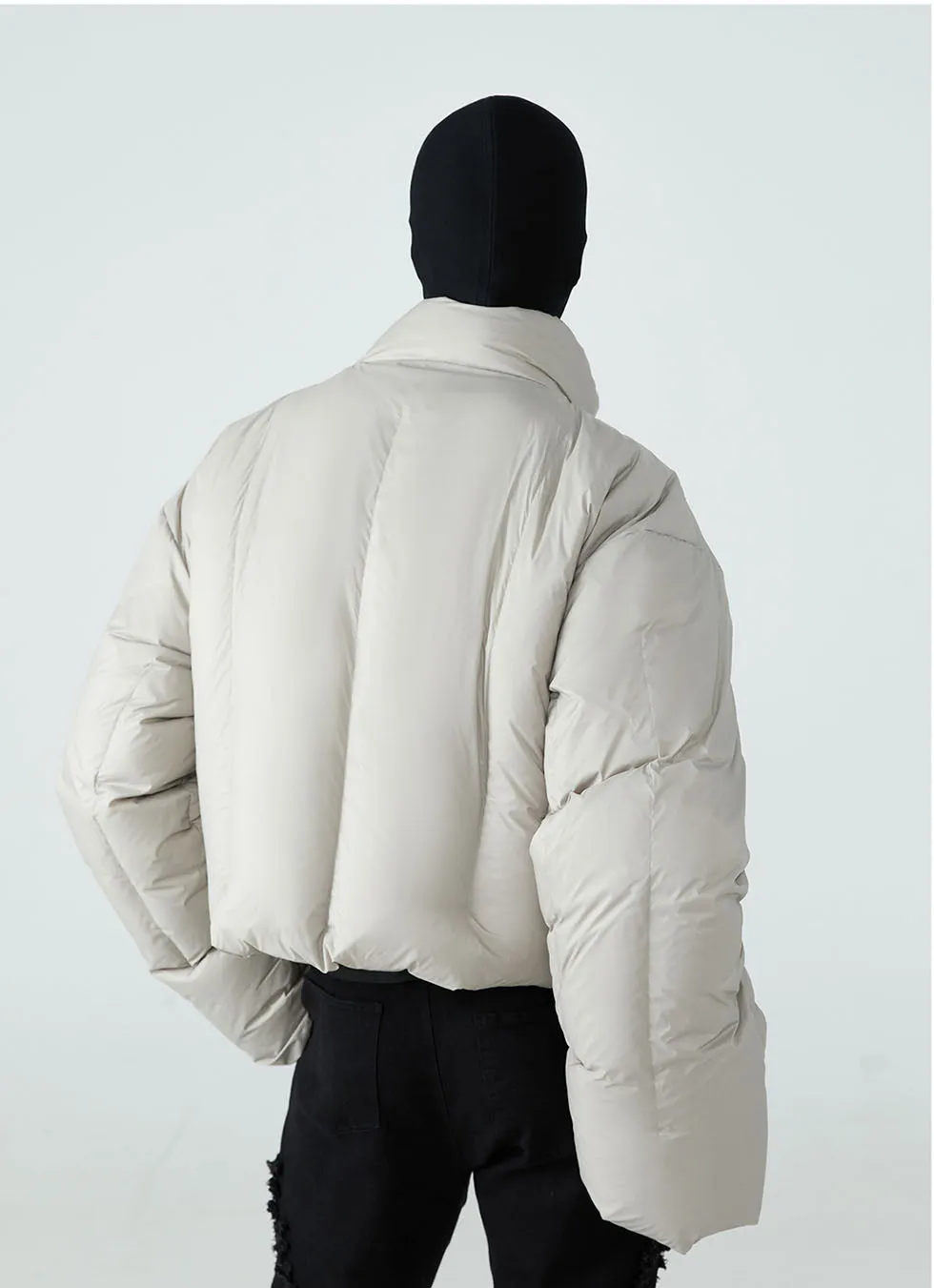Stand collar duck down jacket