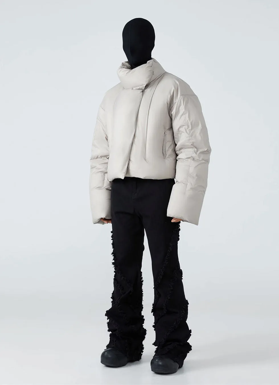 Stand collar duck down jacket